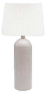 PR Home Riley stolová lampa, biela/béžová, 54 cm