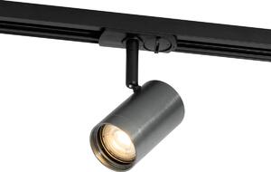 Moderný reflektor Gunmetal pre 1-fázový koľajnicový systém - Iconic Jeana