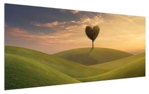 Zamilovaný obraz stromu (120x50 cm)