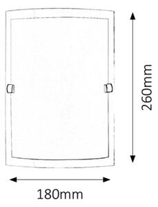 Rabalux 3687 - Nástenné svietidlo NEDDA 1xE27/60W/230V