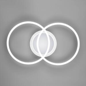 Stropné LED svetlo Venida kruhový dizajn, chróm