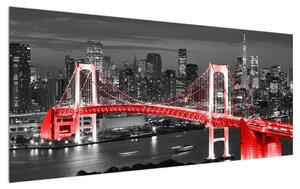 Moderný obraz mostu (120x50 cm)