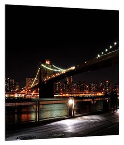 Obraz Brooklynského mostu (30x30 cm)