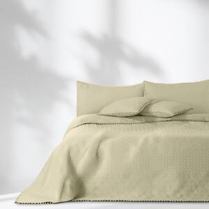 Béžová prikrývka na posteľ AmeliaHome Meadore, 170 x 210 cm