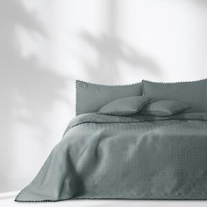 Sivá prikrývka na posteľ AmeliaHome Meadore, 220 x 240 cm