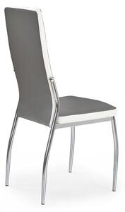 Halmar K210 stolička šedá / biela