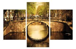 Obraz Amsterdamu (90x60 cm)