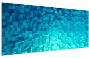 Obraz - abstraktné kocky (120x50 cm)