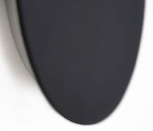 Escale Blade LED nástenné svietidlo čierne matné Ø 18 cm
