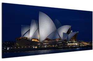 Obraz nočného Sydney (120x50 cm)