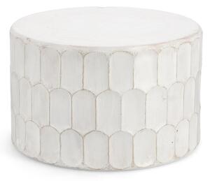 CAESAR biely konferenčný stolík D66cm