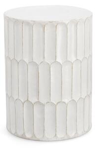 CAESAR biely konferenčný stolík D40.5cm