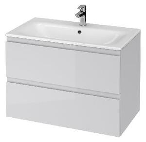 Cersanit Moduo - Skrinka s umývadlom, 57x80x45 cm, 2 zásuvky, sivá S801-315-DSM