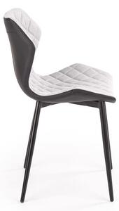 Halmar K389 jedálenská stolička čierna / šedá