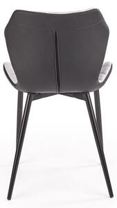 Halmar K389 jedálenská stolička čierna / šedá