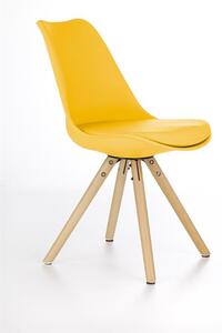 Halmar K201 jedálenská stolička žltá