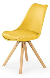 Jedálenská stolička H201, žltá