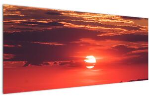 Obraz farebného slnka (120x50 cm)