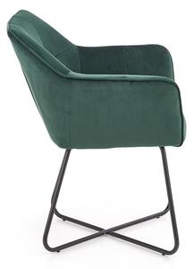 Halmar K377 jedálenská stolička tmavo zelená