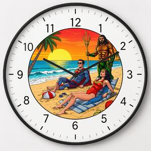 Tiché HDF hodiny - Super Wonder Aqua Vaca