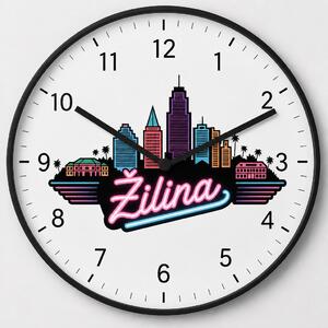 Tiché HDF hodiny - Žilina Vice City 3mm
