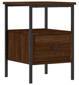 Nočný stolík hnedý dub 34x36x50 cm spracované drevo