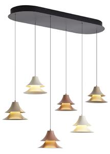 Závesná lampa viacfarebná vrátane LED stmievateľná 6-svetiel Easylift - Witch