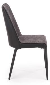 Halmar K368 jedálenská stolička šedá / čierna