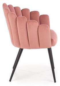 Halmar K410 stolička ružová velvet