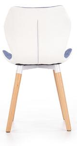 Halmar K277 stolička, svetlo modrá / biela