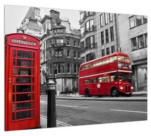 Obraz londýnskej telefónnej búdky (70x50 cm)
