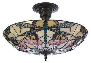 Endon 111892 - Prisadený luster Tiffany ASHTON 3xE27/10W/230V priemer 45 cm