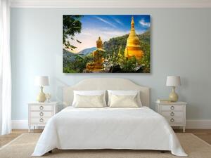 Obraz pohľad na zlatého Budhu