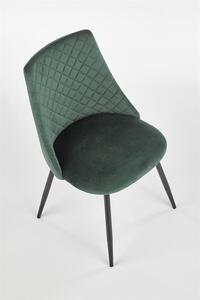 Halmar K405 jedálenská stolička tmavo zelená