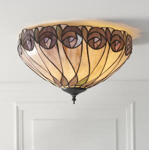 Endon 112188 - Stropné svietidlo Tiffany HUTCHINSON 2xE27/60W/230V priemer 40 cm