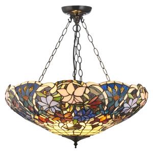 Endon 111887 - Luster na reťazi Tiffany SULLIVAN 3xE27/10W/230V pr. 57 cm