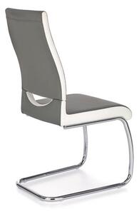 Halmar K259 jedálenská stolička, šedá / biela