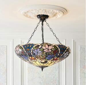 Endon 111887 - Luster na reťazi Tiffany SULLIVAN 3xE27/10W/230V pr. 57 cm