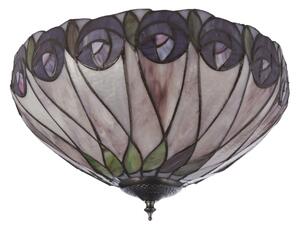 Endon 112188 - Stropné svietidlo Tiffany HUTCHINSON 2xE27/60W/230V priemer 40 cm