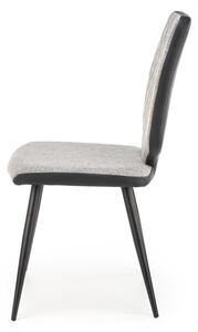 Halmar K424 stolička šedá/čierna