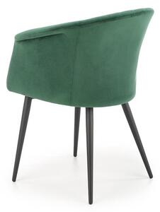 Halmar K421 stolička tmavo zelená