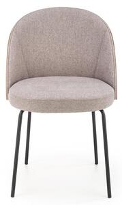 Halmar K451 stolička šedá/svetlý orech