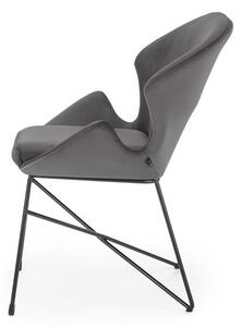 Halmar K458 stolička šedá