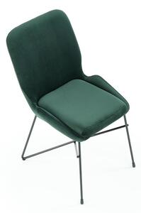 Halmar K454 stolička tmavo zelená
