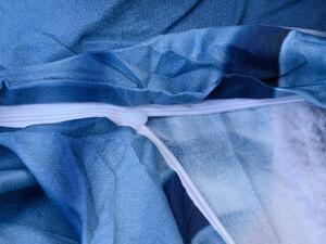 3D obliečky MAČKA modré + obliečka na vankúšik 40 x 40 cm zadarmo Rozmer obliečky: 70 x 90 cm | 140 x 200 cm