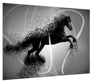 Moderný obraz koňa (70x50 cm)