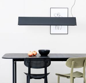 Ludovico Povrchové závesné svetlo LED, 115 cm, čierna