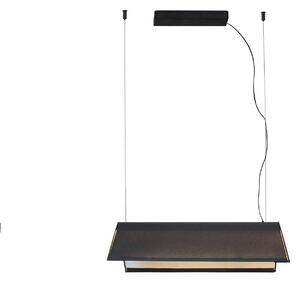 Ludovico Povrchové závesné svetlo LED, 60 cm, čierna