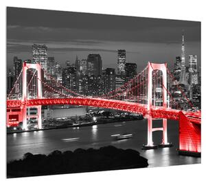 Moderný obraz mostu (70x50 cm)