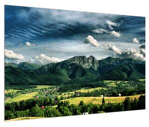 Obraz horskej krajiny (90x60 cm)